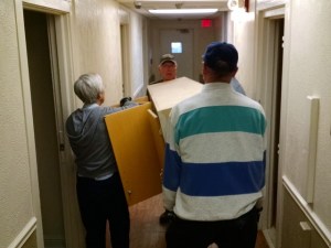 Starting the demolition