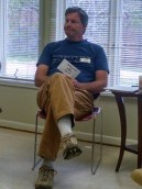 Patrick sharing devotion