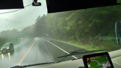 Rainy drive on the Ocoee Hwy