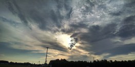 Unusual sky this morning