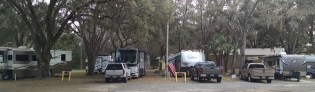 RV area at Crystal River