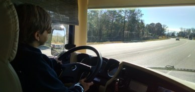 This was our longest driving day so far in Fred 2 - 484 miles.