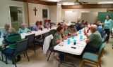 Fellowship dinner provided by the church