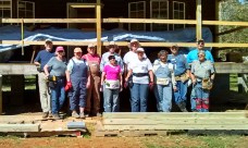 Team picture first week Baton Rouge DR