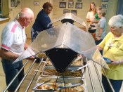 Dinner provided by the camp