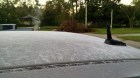 Frost on the truck this morning