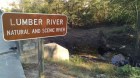 Lumber River sign