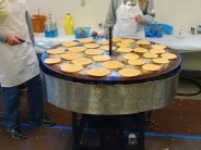 Rotating pancake griddle