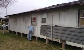 checking siding and windows