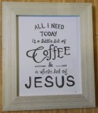 Sign in the church kitchen