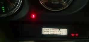 On Thursday we also reprogrammed the pre-flight checklist in Fred's dash display