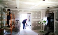 More drywall finishing at Norwich Dr
