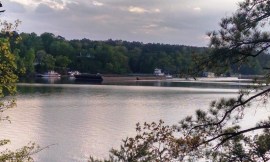 Finally saw a tug and coal barges on Tuesday