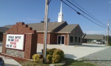 Yesterday we drove by Rosalie Baptist Church where we worked 2 years ago