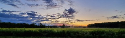 We saw a beautiful sunrise this morning