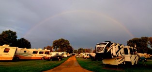 rainbow on Friday morning