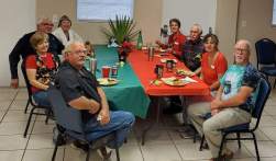 Christmas Dinner with the Team and Dennis