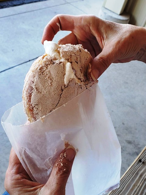 An Ice Cream Filled&nbsp;Donut????